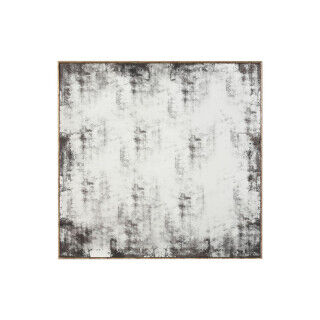 Specchio da parete Home ESPRIT Nero Dorato Vintage 80 x 4 x 80 cm