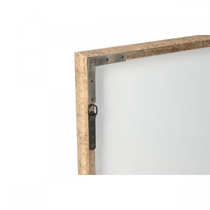 Specchio da parete Home ESPRIT Nero Dorato Vintage 80 x 4 x 80 cm