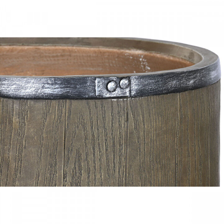 Cache-pot Home ESPRIT Marron Magnésium Cottage 47 x 47 x 61 cm (3 Pièces)