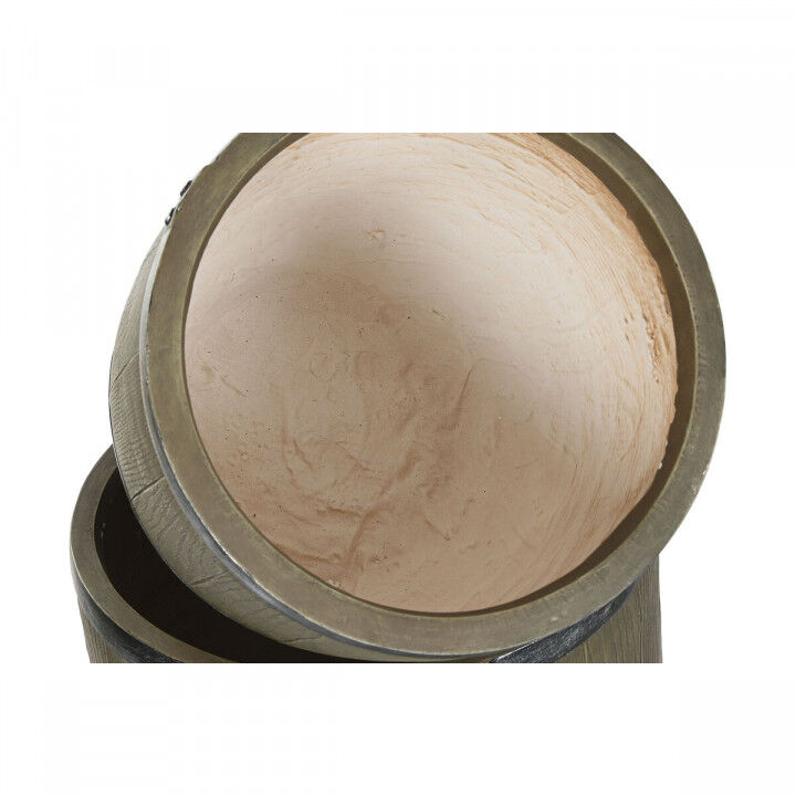 Planter Home ESPRIT Brown Magnesium Cottage 47 x 47 x 61 cm (3 Pieces)