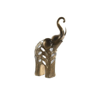 Statua Decorativa Home ESPRIT Bronce Elefante 22,5 X 10,5 X 37,5 CM