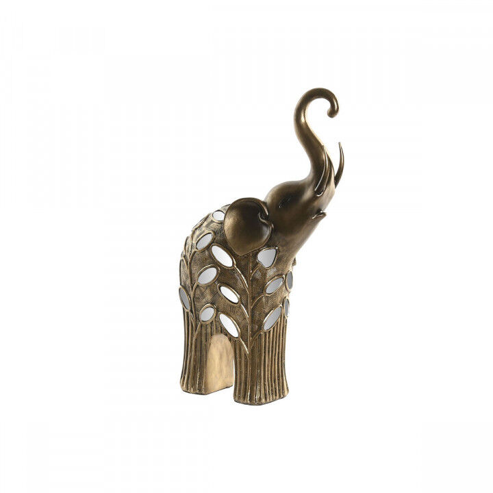 Statua Decorativa Home ESPRIT Bronce Elefante 22,5 X 10,5 X 37,5 CM