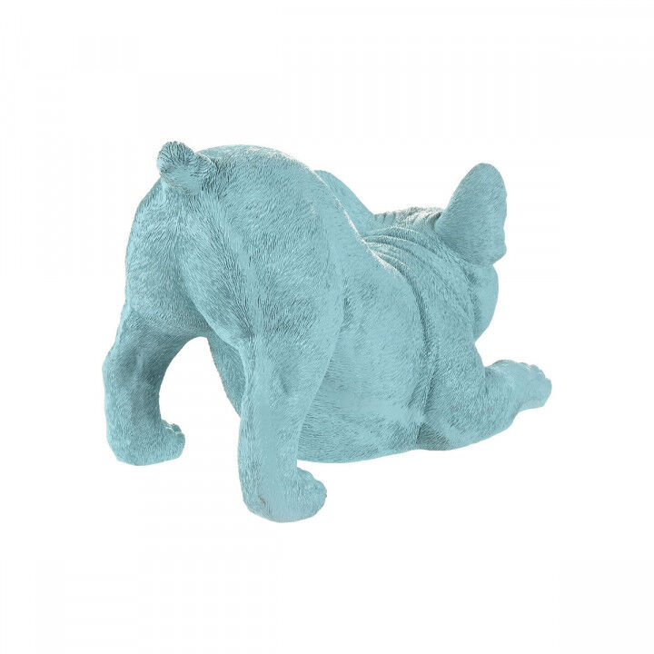 Figurine Décorative Home ESPRIT Bleu Fuchsia Chien 34,5 X 20 X 22 CM (2 Unités)