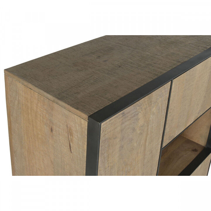 Stand Espositore Home ESPRIT Cristallo Legno di mango 89 X 44 X 140 CM