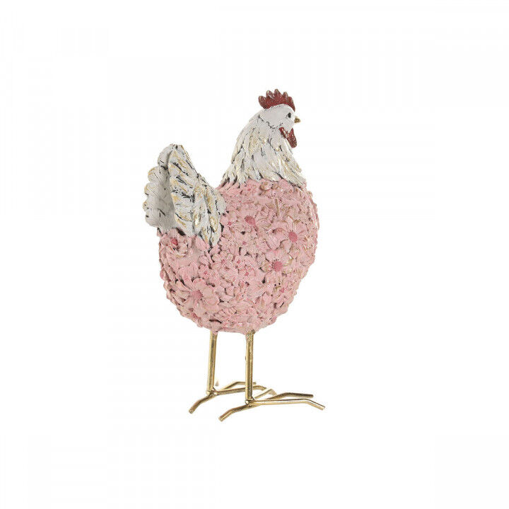 Figura Decorativa Home ESPRIT Verde Rosa (2 Unidades)