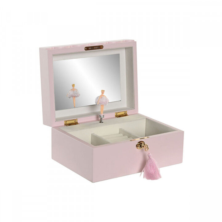 Box-Schmuckkästchen Home ESPRIT Rosa Holz Spiegel