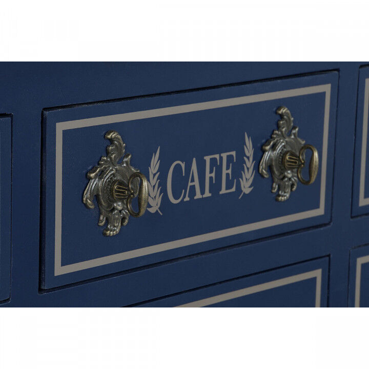 Meuble d'Entrée Home ESPRIT Marron Blue marine 103 x 35 x 80 cm