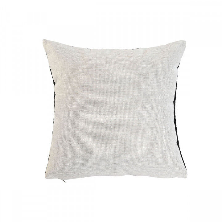Cushion Home ESPRIT White Black Palm tree 42 x 15 x 42 cm