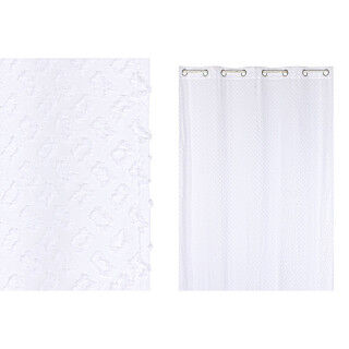 Vorhang Home ESPRIT Weiß 140 x 260 x 260 cm Stickerei