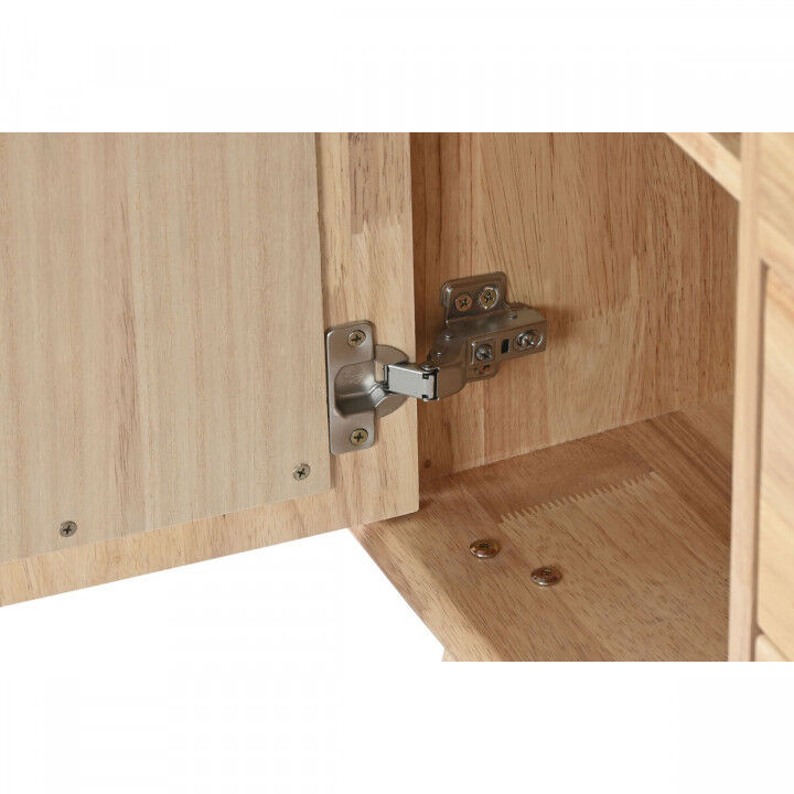 Anrichte Home ESPRIT natürlich Metall Rattan Kautschukholz 73,5 x 35 x 78 cm