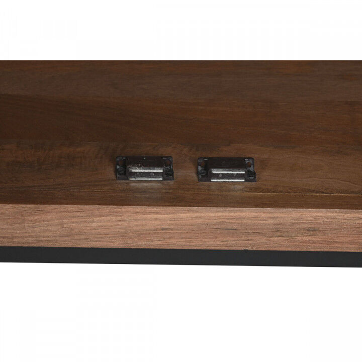 Sideboard Home ESPRIT Brown Black Silver Natural Mango wood Mirror 150 x 38 x 80 cm