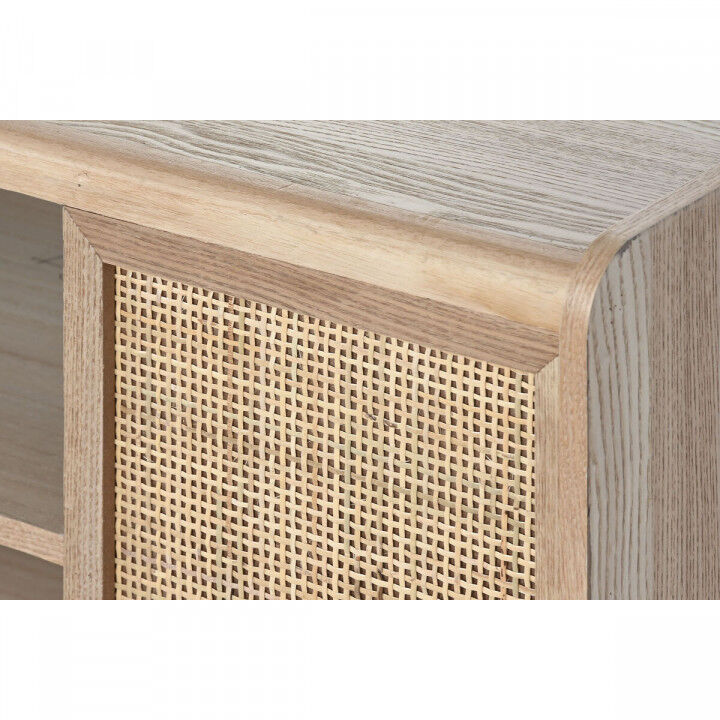 Meubles de télévision Home ESPRIT Naturel Rotin Bois de paulownia 120 x 35 x 54 cm