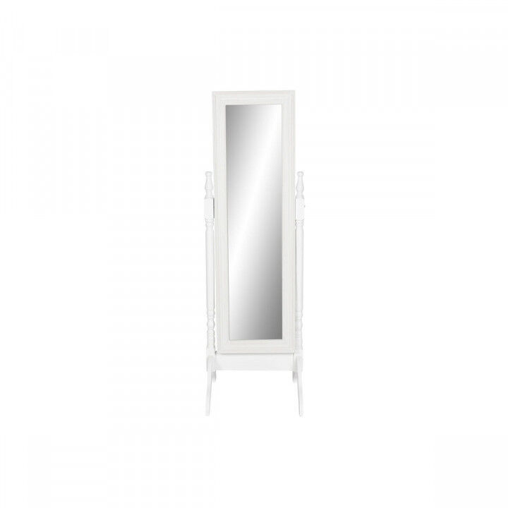 Espejo Vestidor Home ESPRIT Blanco 50 x 50 x 157 cm