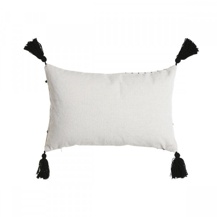 Coussin Home ESPRIT Blanc Noir Losanges 50 x 15 x 30 cm