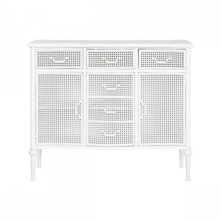 Aparador Home ESPRIT Blanco Metal 101 x 42 x 85 cm