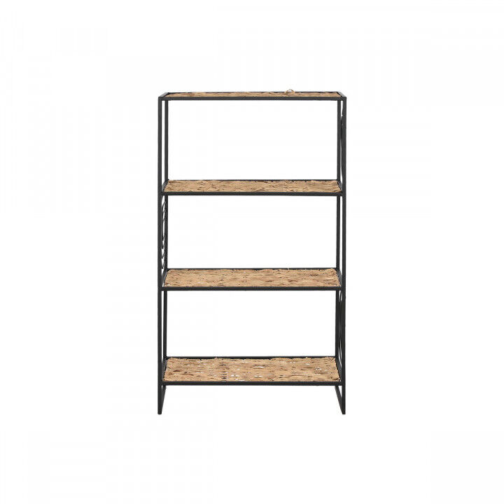 Étagère Home ESPRIT Noir Métal Fibre 50 x 25 x 88 cm