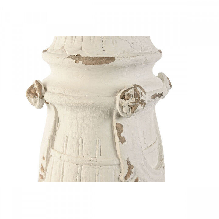 Decorative Figure Home ESPRIT White Stripped 24 x 24 x 60 cm
