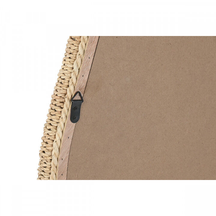 Specchio da parete Home ESPRIT Naturale Cristallo Rattan Scandi 63,5 x 4,5 x 101 cm