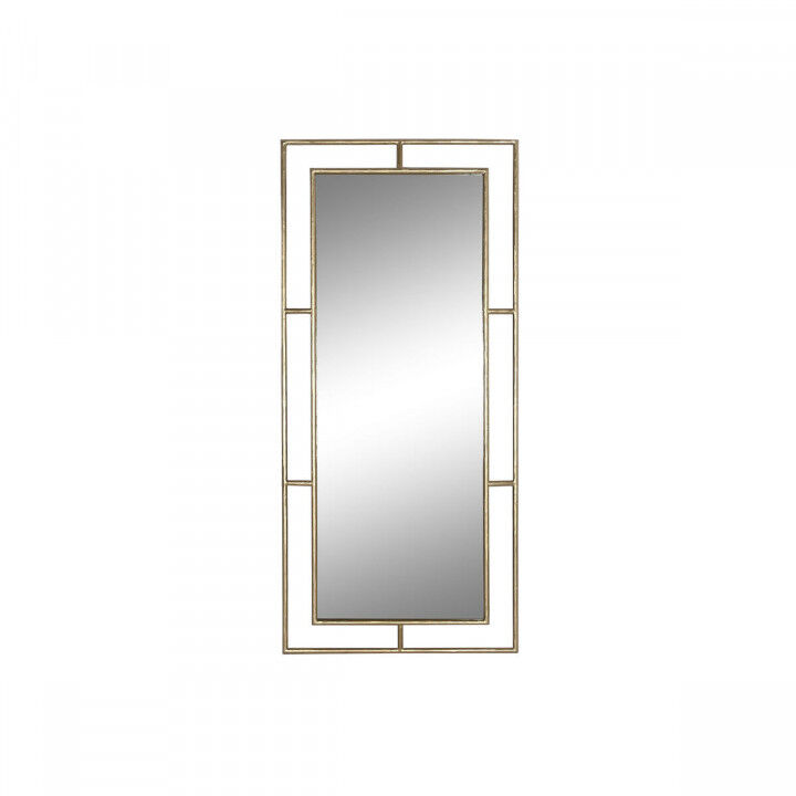 Wall mirror Home ESPRIT Golden Modern 96 x 5 x 208 cm