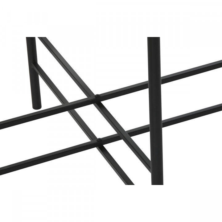 Table Basse Home ESPRIT Marron Noir Naturel Verre Bois d'épicéa 61 x 50 x 53 cm