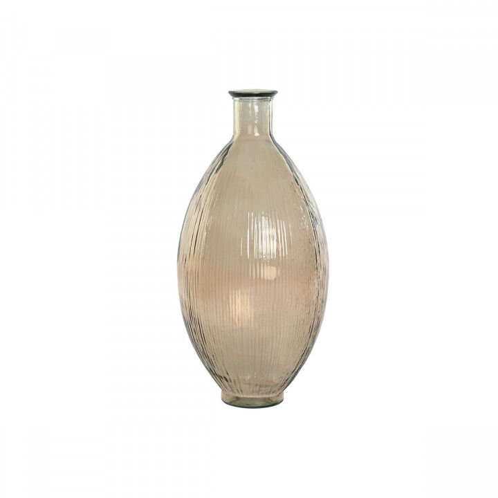 Vaso Home ESPRIT Taupé Vetro riciclato 30 x 30 x 59 cm