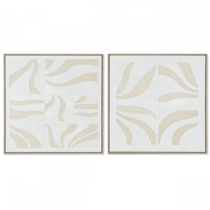 Canvas Home ESPRIT polyestyreen Canvas 83 x 4,5 x 83 cm