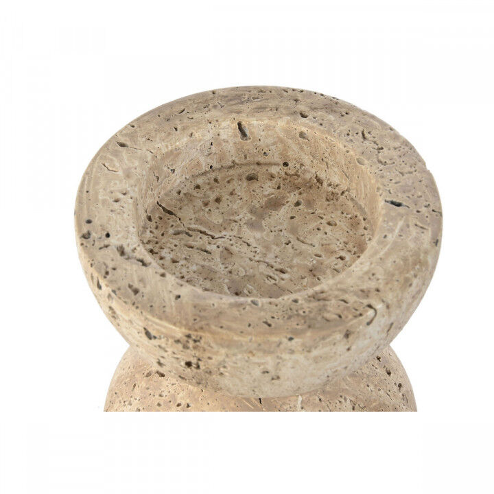 Portavelas Home ESPRIT Beige Magnesio 12 x 12 x 12,7 cm