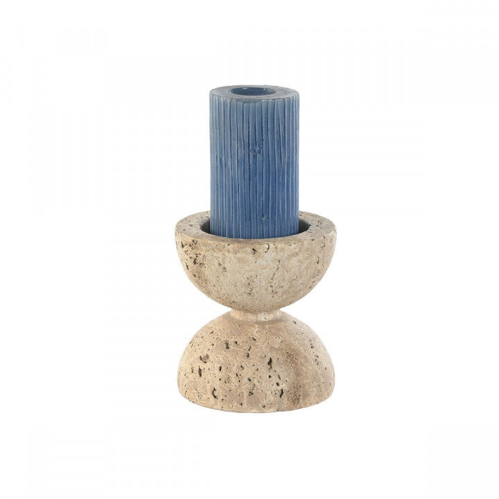 Candleholder Home ESPRIT Beige Magnesium 12 x 12 x 12,7 cm