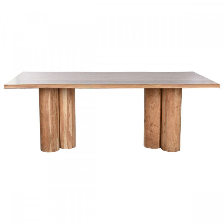 Tavolo da Pranzo Home ESPRIT Marrone Naturale Legno di acacia 200 x 100 x 76 cm