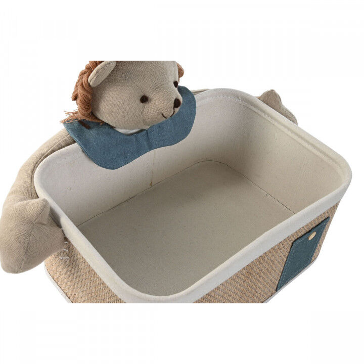 Basket set Home ESPRIT Green Natural 40 x 32 x 27 cm 2 Pieces