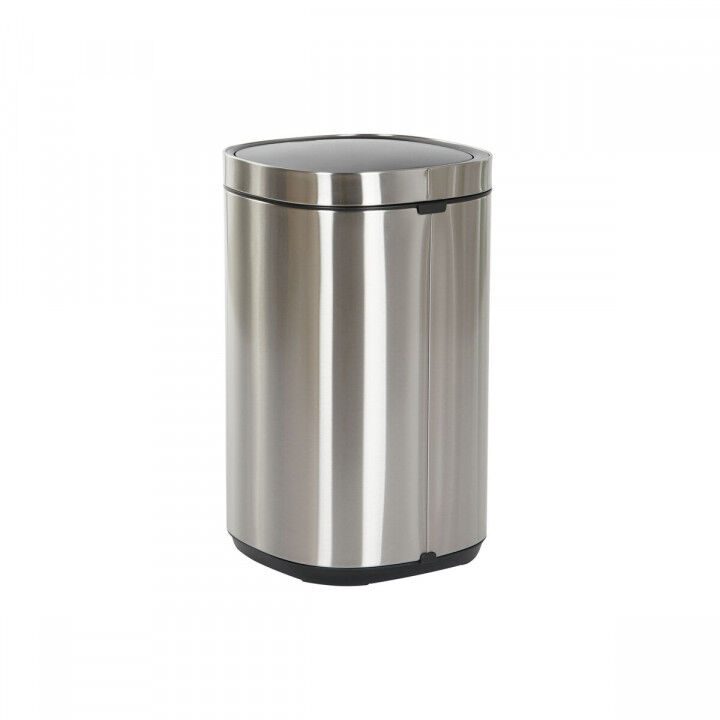 Papierkorb Home ESPRIT Silberfarben Edelstahl Polypropylen 30 L