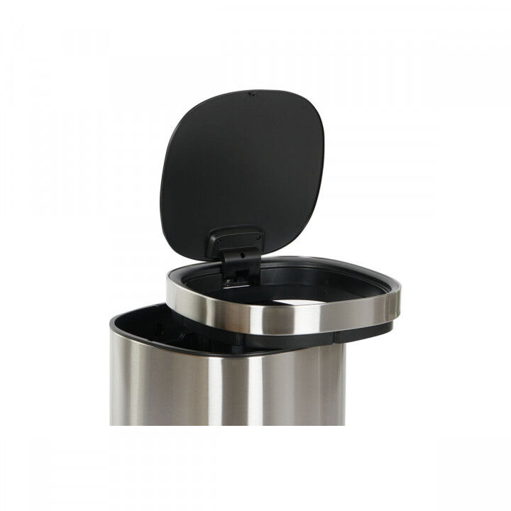 Papierkorb Home ESPRIT Silberfarben Edelstahl Polypropylen 30 L