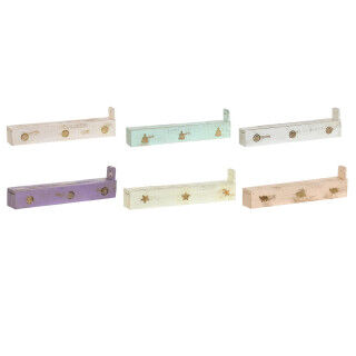 Essentiële olie brander Home ESPRIT Hout 24 x 4 x 6 cm (12 Onderdelen) (6 Stuks)
