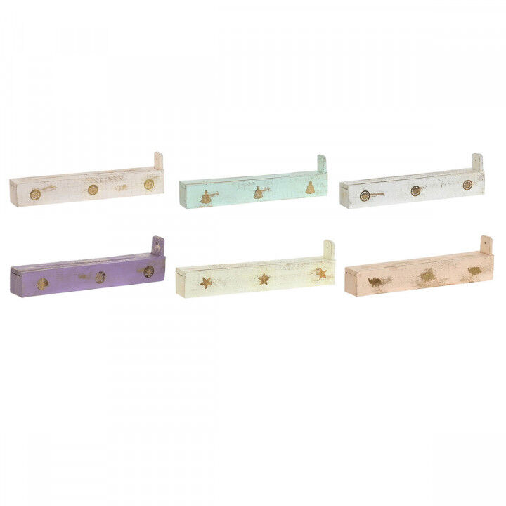 Essentiële olie brander Home ESPRIT Hout 24 x 4 x 6 cm (12 Onderdelen) (6 Stuks)