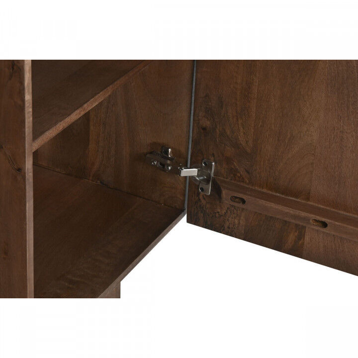 Dressoir Home ESPRIT Wit Bruin Marmer Mangohout 162,5 x 47 x 76 cm