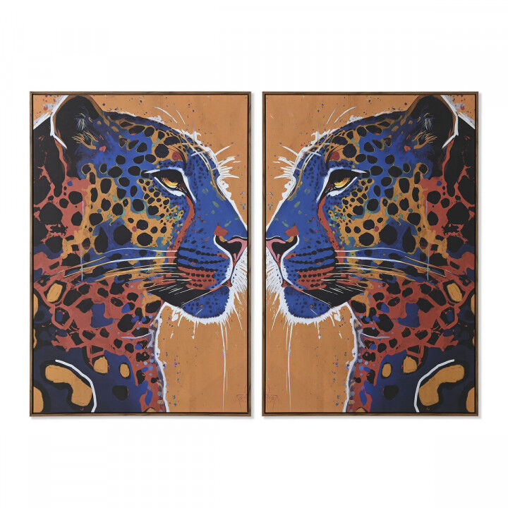 Lienzo Home ESPRIT Poliestireno Lienzo 80 x 4,5 x 120 cm