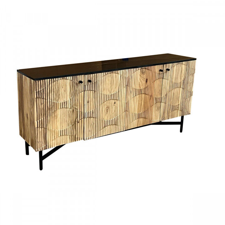 Dressoir Home ESPRIT Zwart Natuurlijk Marmer Acacia 175 x 40 x 76 cm
