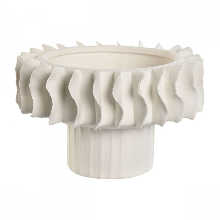 Centrotavola Home ESPRIT Bianco Ceramica 22 x 22 x 14 cm