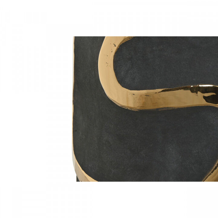 Vaas Home ESPRIT Grijs Gouden Keramiek Abstract Modern 19 x 19 x 45 cm