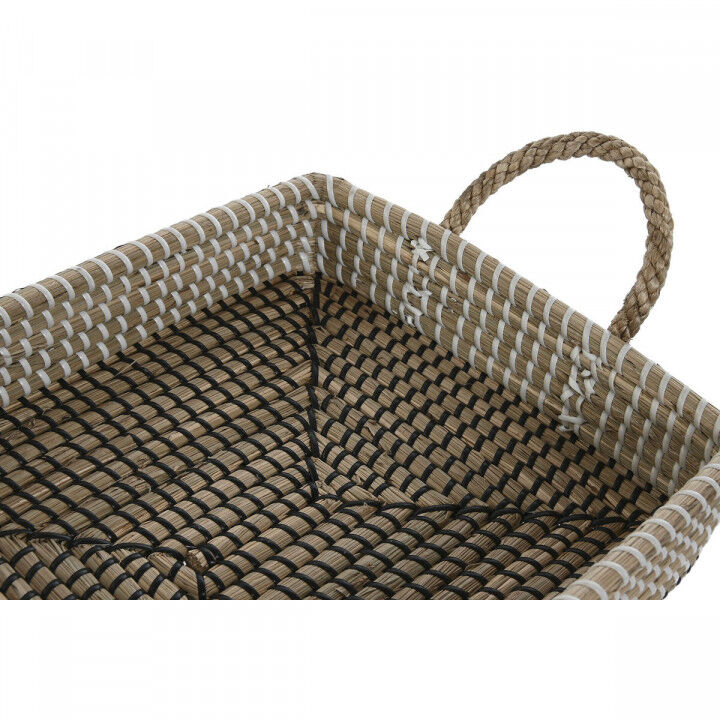 Basket spelset Home ESPRIT Natuurlijke Vezel Natuurlijk Stads 41 x 32 x 16 cm