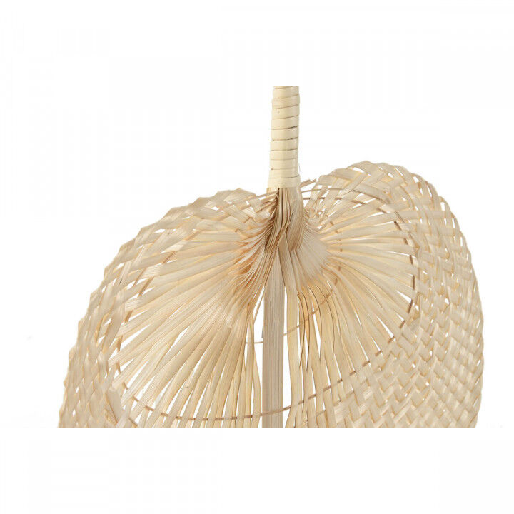Decorazione da Parete Home ESPRIT Marrone Chiaro Naturale Ventaglio Tropicale (4 Pezzi)