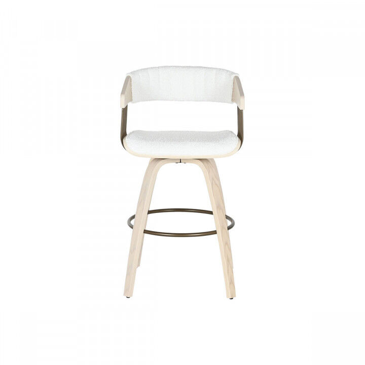 Taburete Home ESPRIT Blanco Madera 51,5 x 47,5 x 94,5 cm