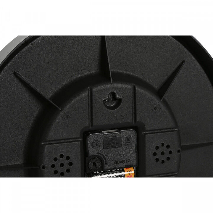 Horloge Murale Home ESPRIT Noir Gris PVC 30 x 4,7 x 30 cm (2 Unités)