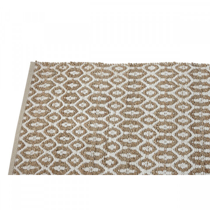 Tapis Home ESPRIT Blanc Marron Boho 75 x 175 cm