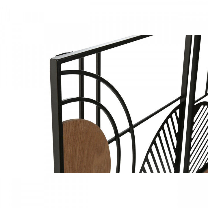 Décoration murale Home ESPRIT Noir Naturel Urbaine 40 x 2 x 60 cm (3 Unités)