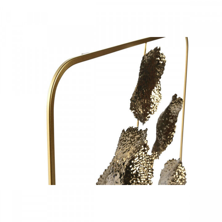 Wanddekoration Home ESPRIT Gold Blume 50 x 5 x 50 cm