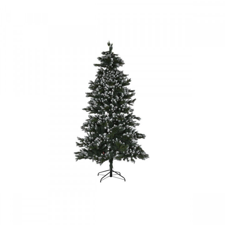 Albero di Natale Home ESPRIT Verde Metallo Polietilene Nevoso 140 x 140 x 240 cm