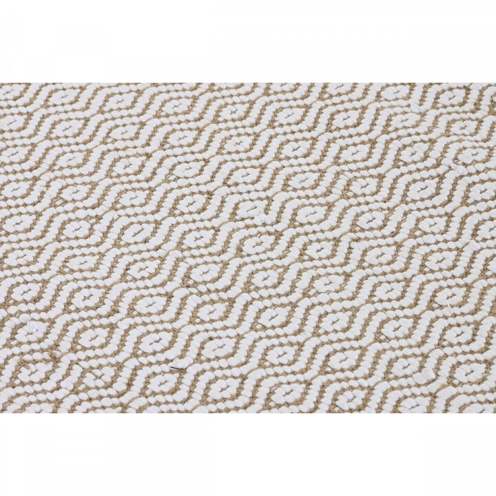 Tapis Home ESPRIT Blanc Naturel 120 x 1 x 180 cm
