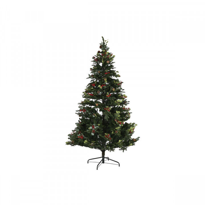 Sapin de Noël Home ESPRIT Rouge Vert PVC Métal 144 x 144 x 240 cm