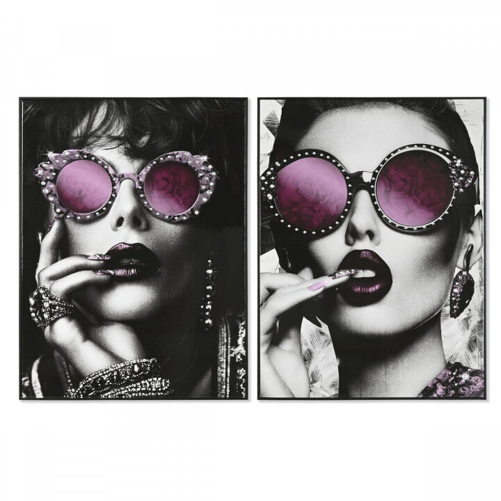 Tela Home ESPRIT polistirene Tela 60 x 3,5 x 80 cm